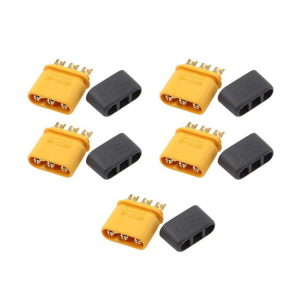 Разъем AMASS MR30 Желтый Черный Штекер Гнездо Новый Чехол MR30 для RC Самолета