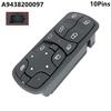 Trucks Power Window Lifter Switch Glass Control Button For Mercedes Benz Actros MP1 MP2 1996-2008 A9438200197 A9438200097
