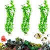 Underwater Artificial Plants Aquarium Green Simulation Craft Grass Decor Plastic Replacement Decoration Fake Ornament