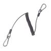 Lockable Fishing Missed Rope Elastic Coil Retention Fishing Rope Climbing Buckle Rope  Fishing