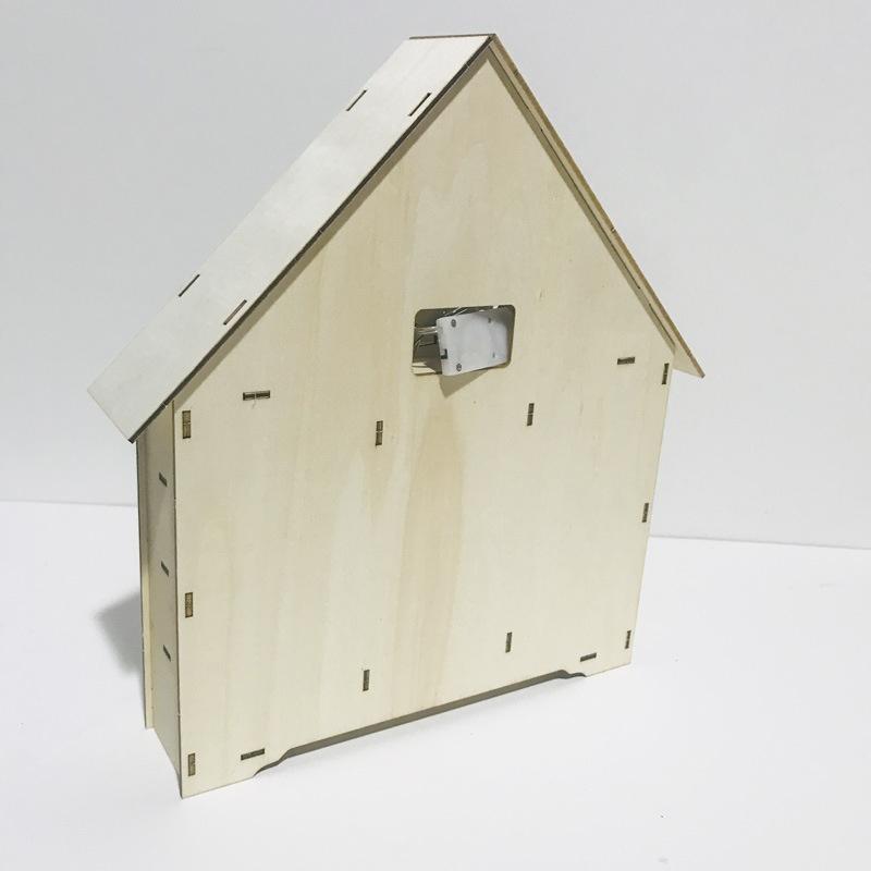 Рождественский деревянный календарь украшения украшения DIY деревянный календарь шкаф ящики со светодиодной подсветкой