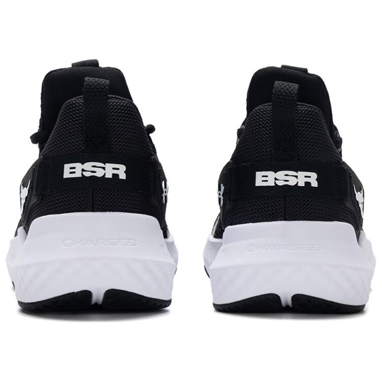 Under Armour Project Rock BSR 3 Черно-белые женские кроссовки 3026458-001