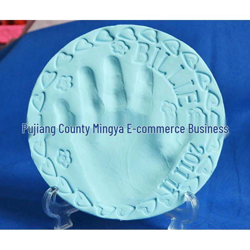 Children's Handprint & Footprint Super Light Clay Set - 24 Colors, 20g Each, Educational Toy