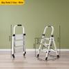 Бытовая многофункциональная 3-ступенчатая алюминиевая складная лестница Changshen