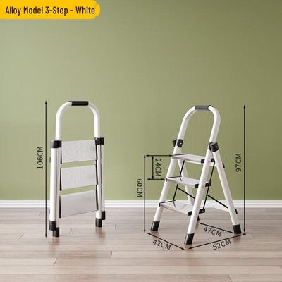 Бытовая многофункциональная 3-ступенчатая алюминиевая складная лестница Changshen