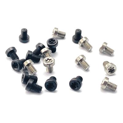 5 шт. титановый сплав M2.5 T6 Torx винты с полукруглой головкой M2.5 резьбовые винты для шпинделя ручки складного ножа DIY аксессуары для ремонта