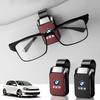 FNBA6 Glasses Holder Card Ticket Storage Clips Car Sunglasses Clip Sun Visor For Bmw M E46 F30 E39 E36 E87 G30 Performance Car Sticker
