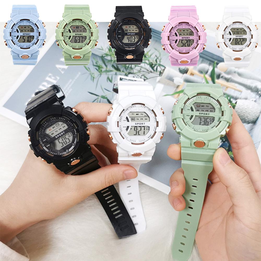 Sports Adjustable Students Luminous Wrist Watches LED Digital Watches Silicone Electronic Watch
