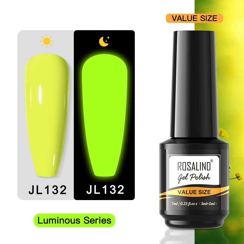 ROSALIND Блестящий лак для ногтей Soak Off UV Гель-лак для ногтей Меняет цвет с температурой Модные гели для ногтей