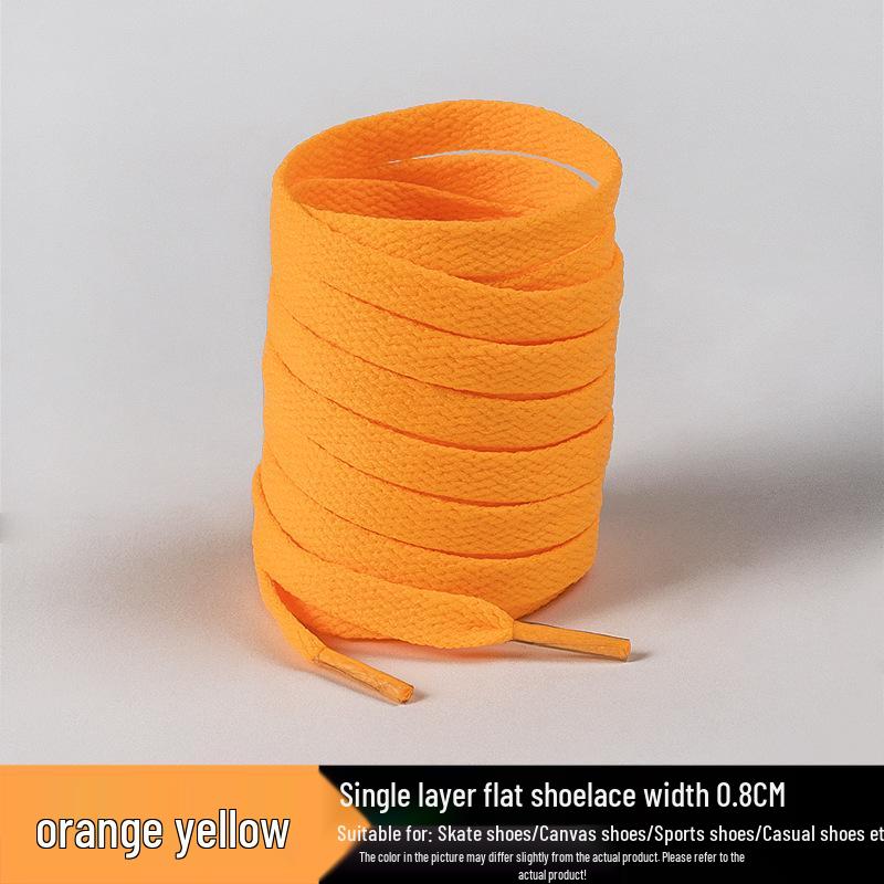 Flat Shoelaces for Canvas Sports & Skate Shoes, Casual Boots, Little White Shoes, Unisex Pure White Shoelaces