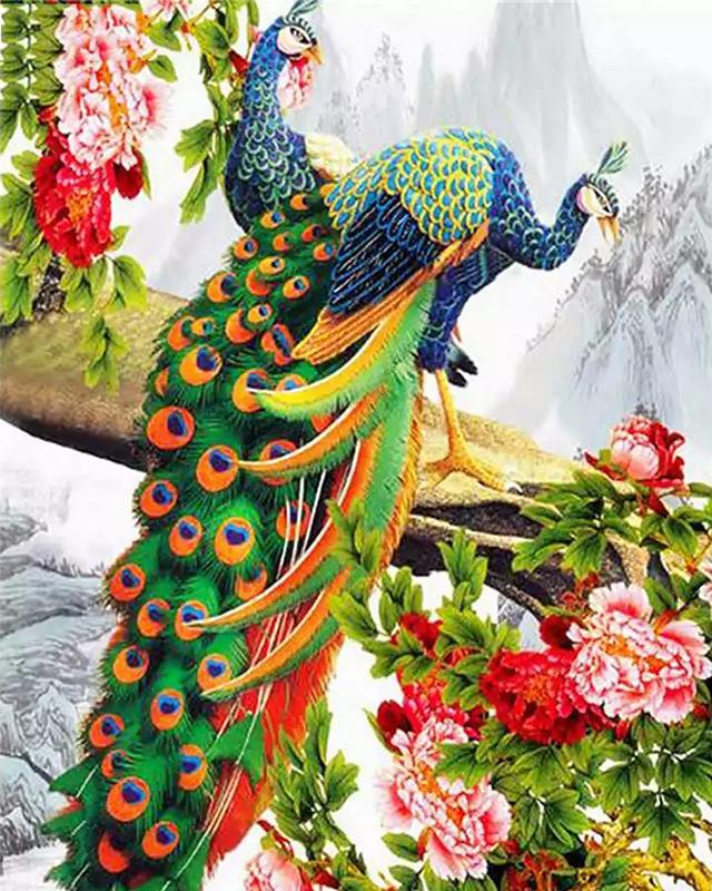 5D алмазная живопись Павлин Новое поступление Алмазная вышивка крестиком животное полная квадратная круглая дрель мозаика подарок ручной работы