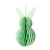 Бумажный кролик сотовый подвес Милые цветные яйца Подвесное украшение Для дня рождения Пасхи Весенней вечеринки