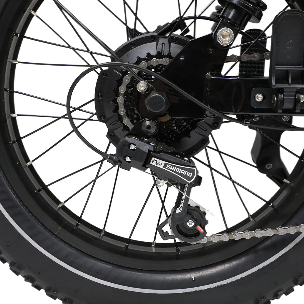 OneSport W66 Urban Electric Bike 500W, 48V13.5Ah, 20" Fat Tires, Full Suspension, APP Control Off-Road E-Bike