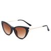2353 New Retro Set Of Sunglasses Women Cat Eyes Magnetic Clip Sun Glasses Tr Frame Metal Legs Prescription -0.5 -1.0 -2 To -6