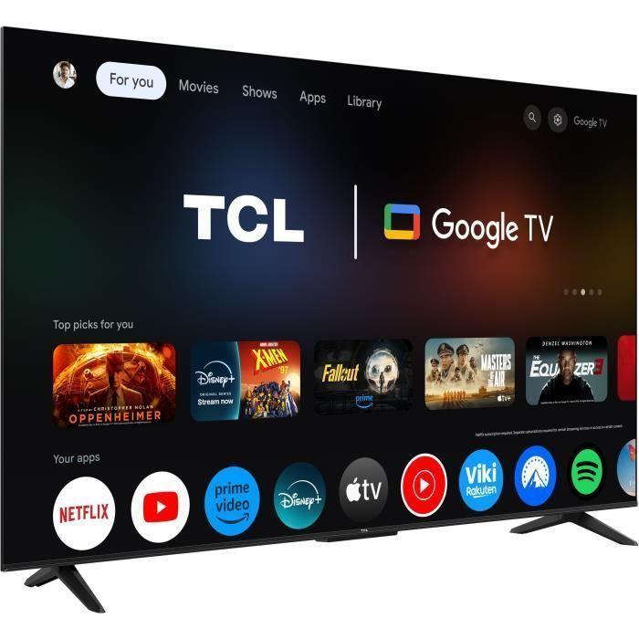 TCL 55P6K - LED-телевизор 55" (139см) - 4K UHD 3840x2160 - HDR10+ - Google TV - 3xHDMI 2.1 - WiFi