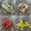 Daisy Small Silk Flower Bouquet For Wedding Decor And Home Projects Styling