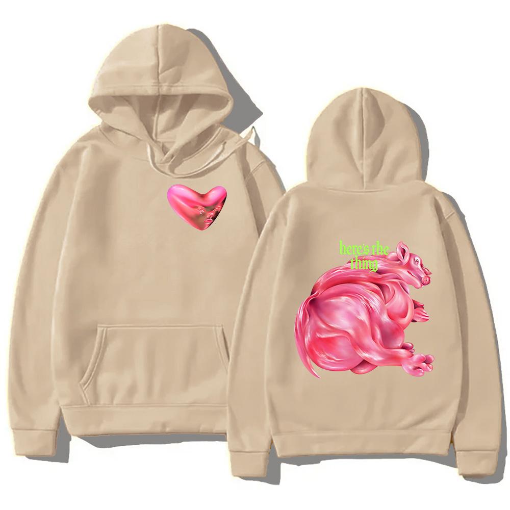 Fontaines DC Here's The Thing Hoodie New Creative Sweatshirt Fashion Two Sides Print Clothing Unisex High Street Sportswear Hoody