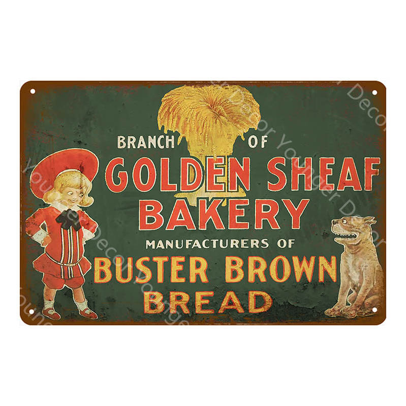 Еда, декор для хлеба, мороженое, молоко, клубника, соленые огурцы, вафли, металлические жестяные вывески, винтажный постер, настенная художественная табличка YI-010