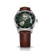 [Hamilton] H32675560 Jazzmaster Open Heart Auto 40mm Green Dial Brown Leather Men's Watch