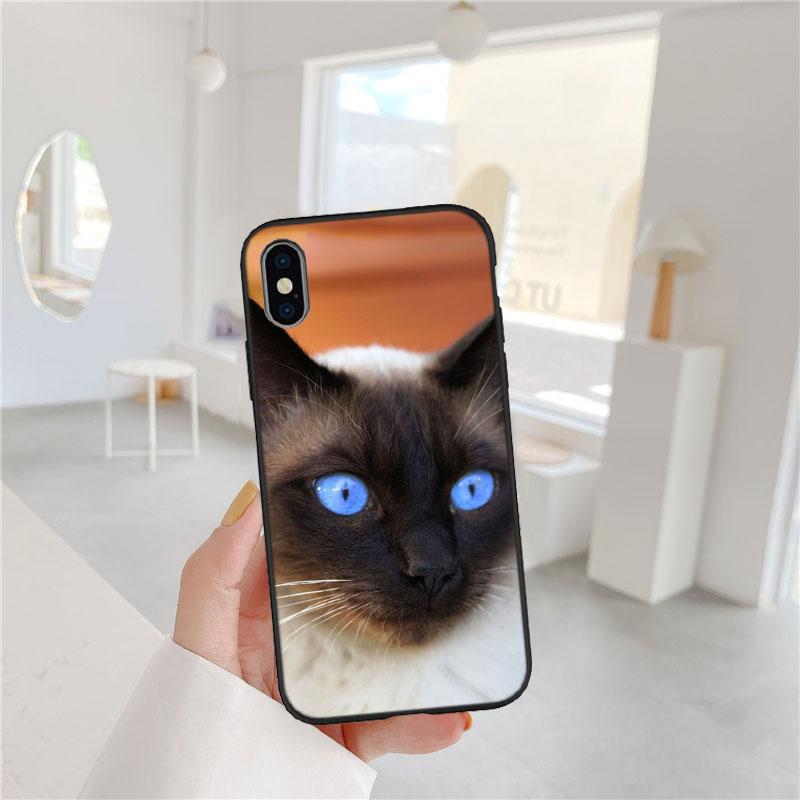 PP22 Милый сиамский кот Мягкий чехол для телефона для Xiaomi Xiaomi Poco M4 M5 M6 M7 X3 X6 X7 F8 Ultra Pro GT NFC