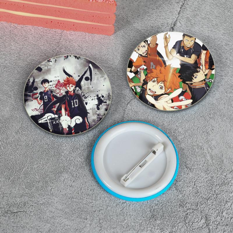 32/44/58 мм мультяшные фигурки Кенма Кодзуме, значок аниме Haikyuu!! Броши на рюкзак, одежда, ручная работа, круглые эмалевые булавки для фанатов, ювелирные украшения, подарок