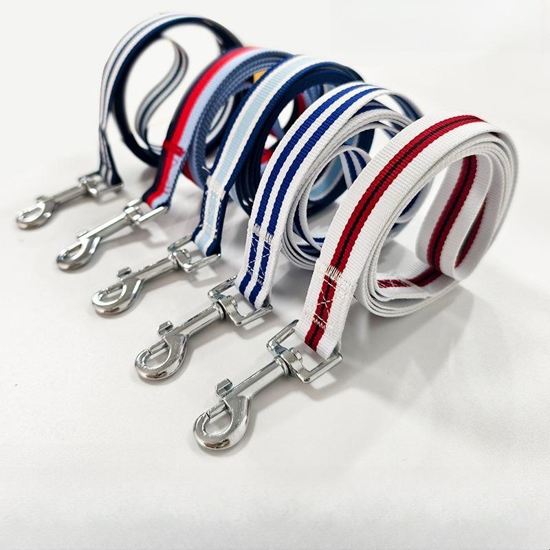 Pet polyester leash network yarn dog leash Golden Retriever Labrador medium and large dog out walking dog leash