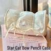 Пенал Xiaohongshu Bow Cat, Большая вместимость, Девчачий дизайн для студентов