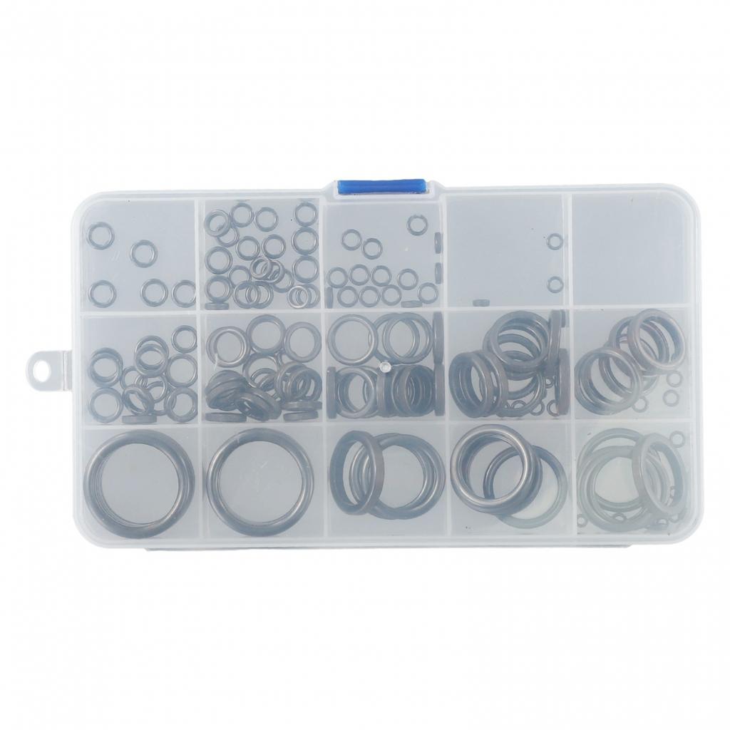 160pcs Guide Rings Ceramic DIY Fish Rod Repair Kit