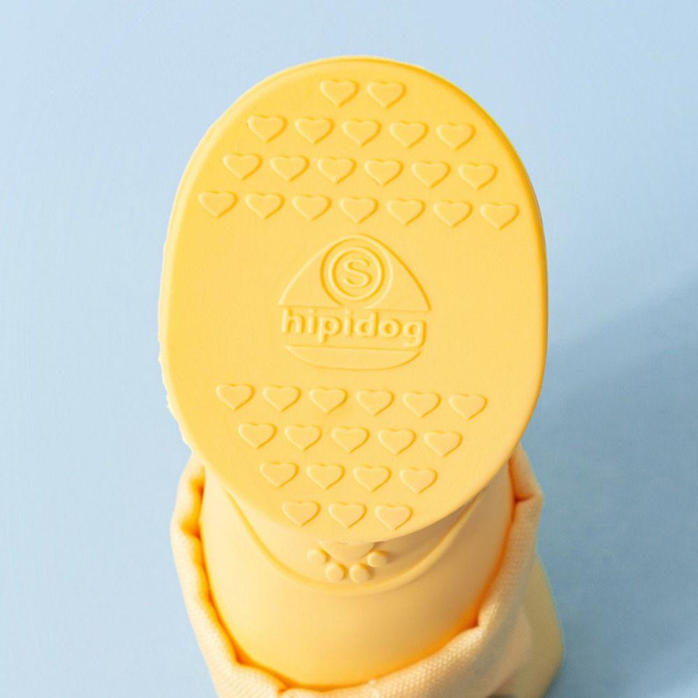 4 шт./компл. Нескользящие резиновые сапоги для собак, водонепроницаемая обувь для улицы, силиконовая обувь для домашних животных, дождливый день