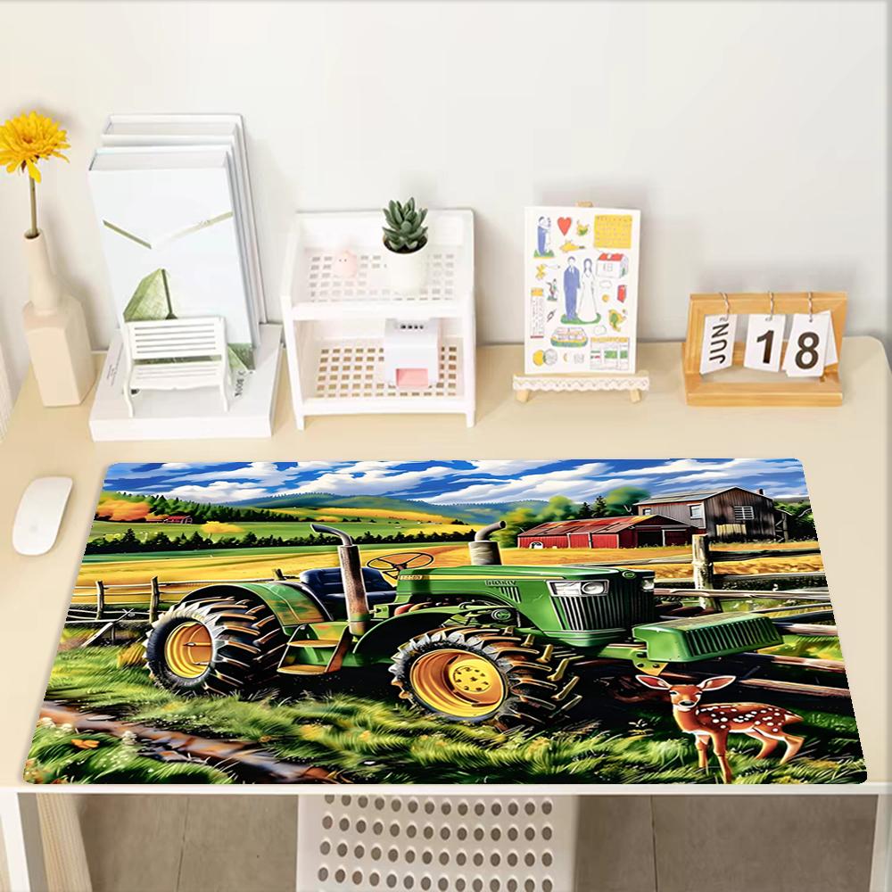 Truck Theme Mouse Pad, Non Slip Rubber Base, Multifunctional Office & Home Decor, Perfect for Workspace Personalization.