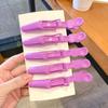 5pcs/set Plastic Alligator Hairpin Salon Barber Haircut Section Clamps Hair Grip Clips  Girls