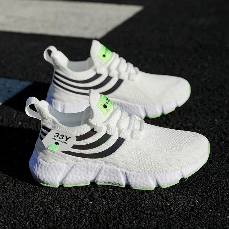 2024 Новые мужские кроссовки дышащие беговые легкие повседневные кроссовки женские кроссовки нескользящие сетчатые туфли Tenis Masculino