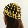 Metal Hair Accessory Retro Coin Tassel Design Headgear Retro Court Style Exaggerated Multi-Layered Golden Headpiece