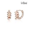 [LsSHOP] Серьги-гвоздики 14K Nodi (Позолоченный)_LJ5151BRE