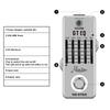 Rowin Guitar Equalizer Pedal 5 Band Parametric EQ Guitar Effect Pedal Frequency Compensator Mini Size ±18dB LEF-317A