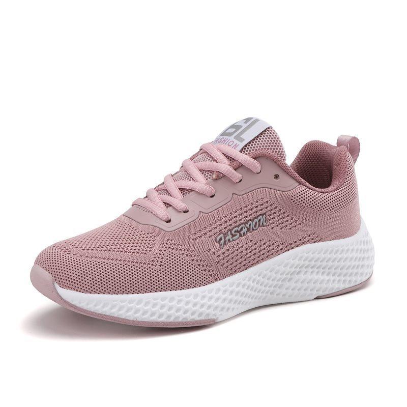 Women's Soft-soled Casual Shoes Running Shoes Fly-knit Breathable Sneakers