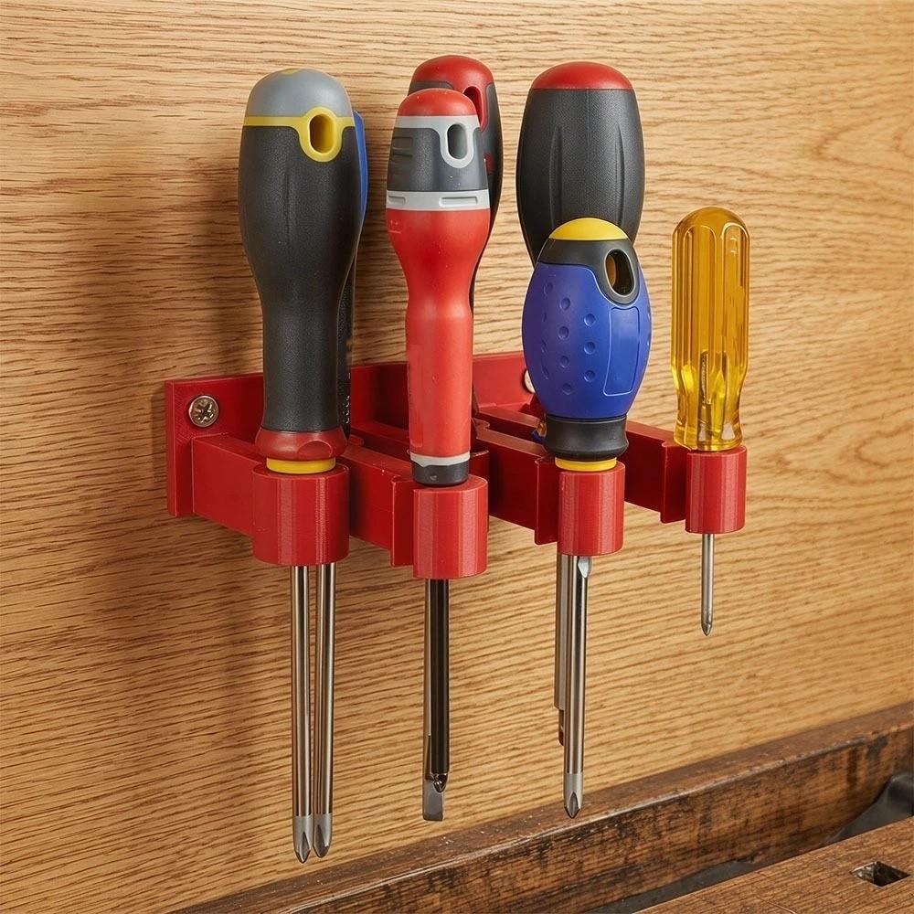 Space Saving Wall Mount 3D Printed Tool Storage Rack Workshop Organization