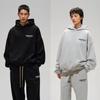 2622 Fear Of God Essentials Худи с буквенным логотипом для мужчин и женщин Extra Large Уличная спортивная футболка