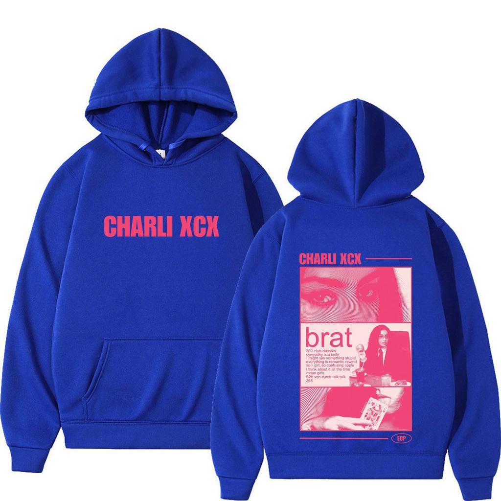 CHARLI XCX Album Tour 2026 Print Hoodie Men Women Fashion Sweatshirt Winter Long Sleeves Casual Loose Vintage Pullover Fan Gifts