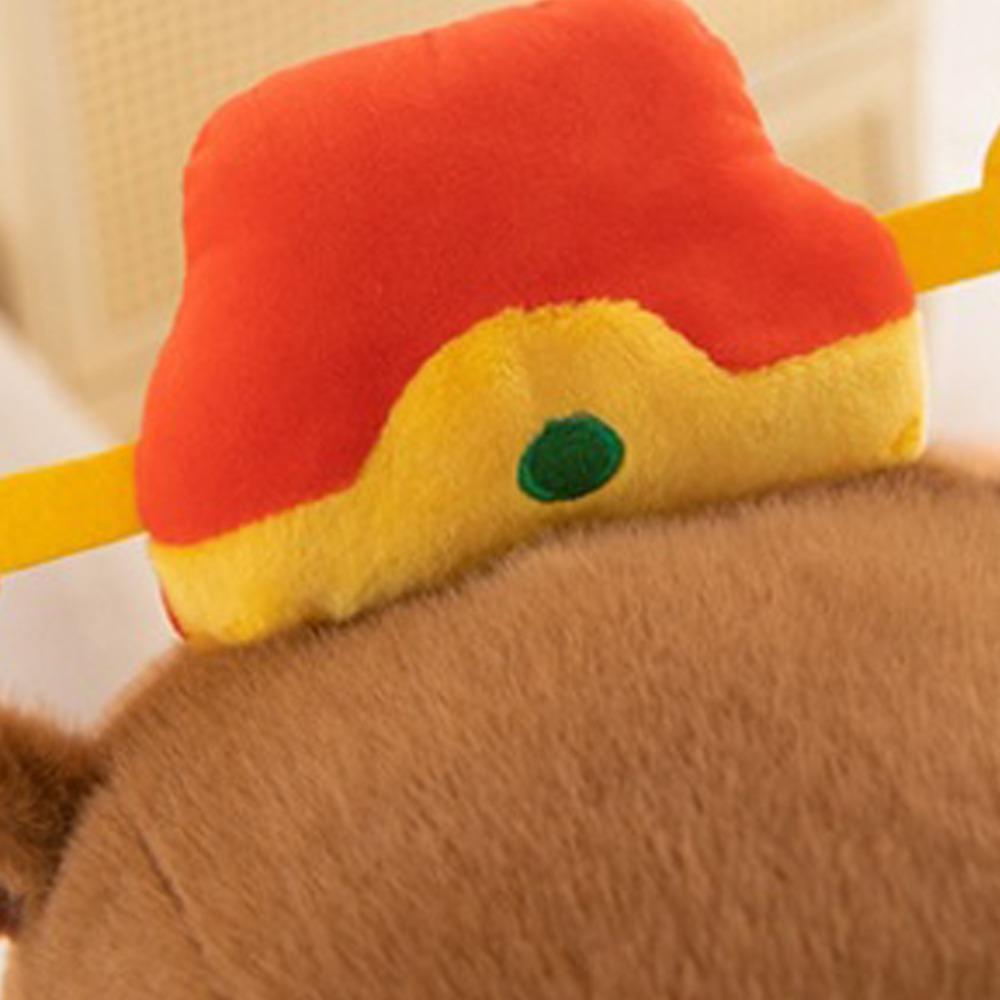 Бог богатства Капибара Плюшевая игрушка Симуляция Капибара Пушистая кукла Капибара Плюшевая кукла Домашний декор