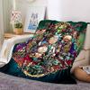 1pc Rick Morty Adventure flannel Blanket for Super Soft Cute Comfort Blanket for Travel Bedding Couch Sofa Blanket Y82573