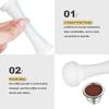 i Cafilas [QT03] Dosing Ring Coffee Tool Accessories Easy Operation PP Food Grade for Nespresso Vertuoline Illy Caffitaly Coffee Capsule