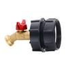 IBC Tote Adapter IBC Tote Fittings Adapter Fine Thread Tote Valves Brass Hose Faucet Valves for Garden Hose Connector
