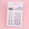 DIY Cross-Border Face, Eye, Brow, and Nail Decor Stickers with Pearls and Diamonds