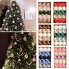 Pcs Christmas Ball Ornaments Lightweight Shatterproof Velvet Balls Reusable Festive