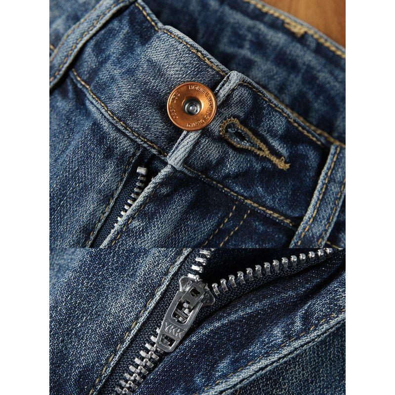 Европа и Америка! Внешняя торговля во внутренние продажи! Джинсы Весна Осень Прямые Узкие Брюки Срезать Бирку Оригинальный Заказ Бычьи Товары Мужские