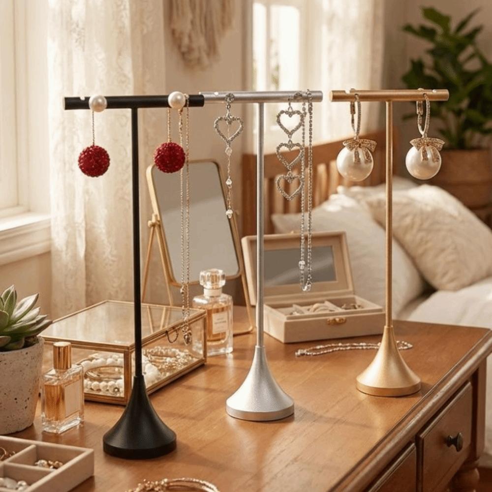 Detachable Stud Earrings Storage Holder Dangle Jewelry Ring Organizer Display Cabinet