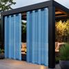 Solid Color Terylene Waterproof UV-Resistant Curtain
