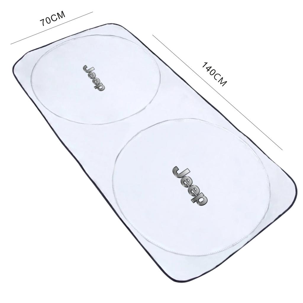 For Jeep Jeep Car Windshield Sun Shade Visor UV Protection Shield For Jeep Renegade Compass Grand Cherokee Wrangler Patriot L