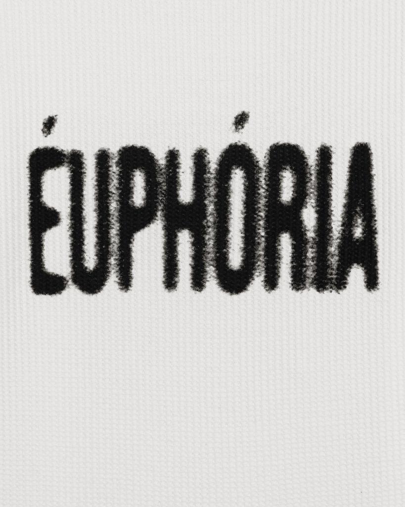 INEXCIS Хлопковая футболка с вафельной текстурой Euphora (белый)